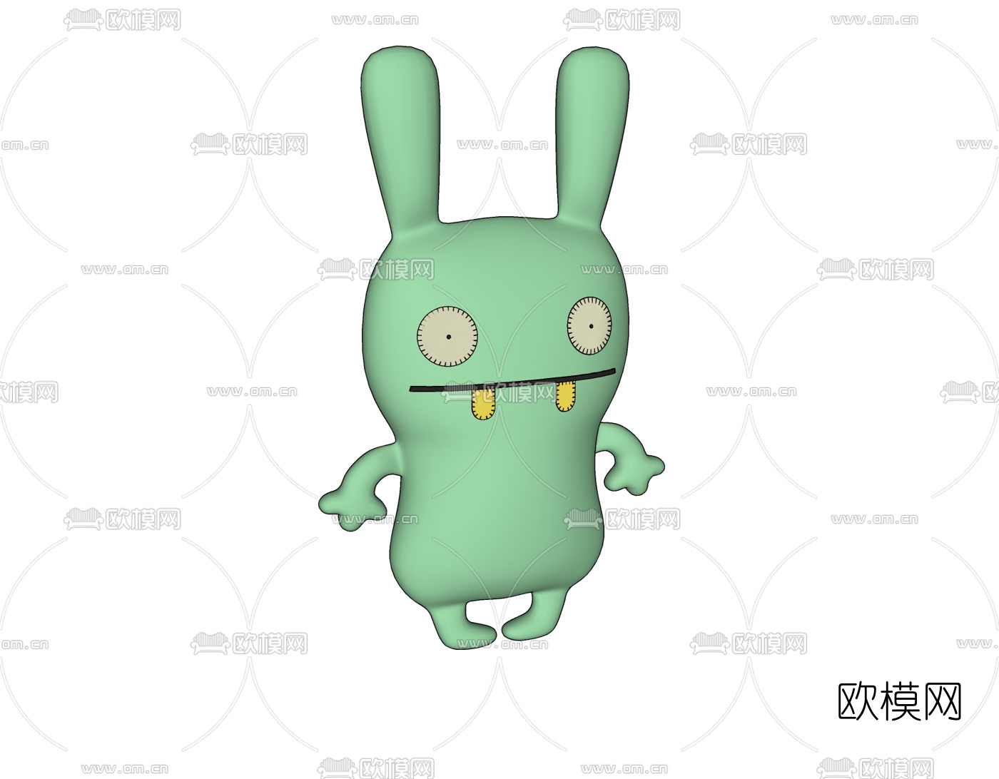 现代玩具公仔免费su模型下载