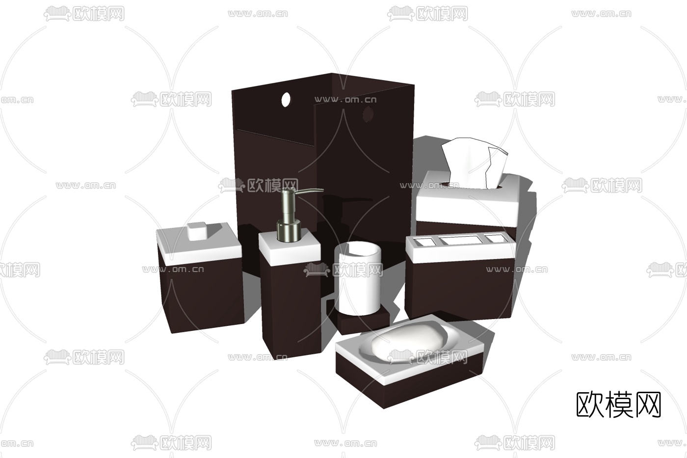 现代洗涤日用免费su模型下载