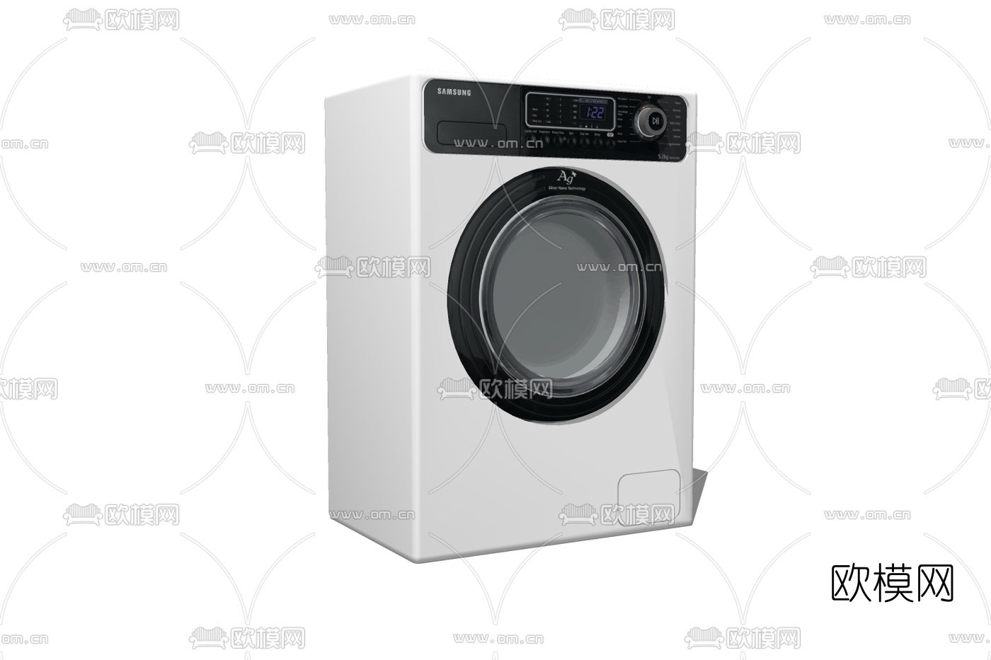 现代洗衣机免费su模型