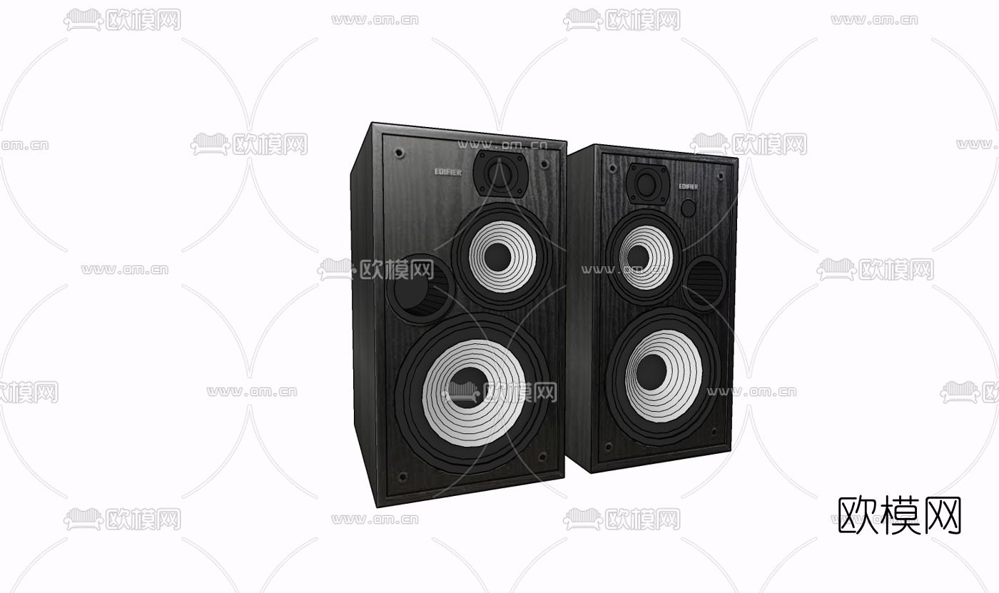 现代音响设备免费su模型下载