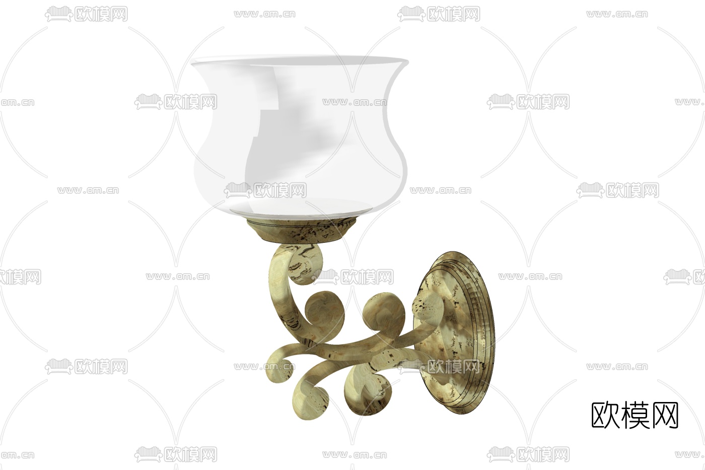 简欧壁灯免费su模型下载