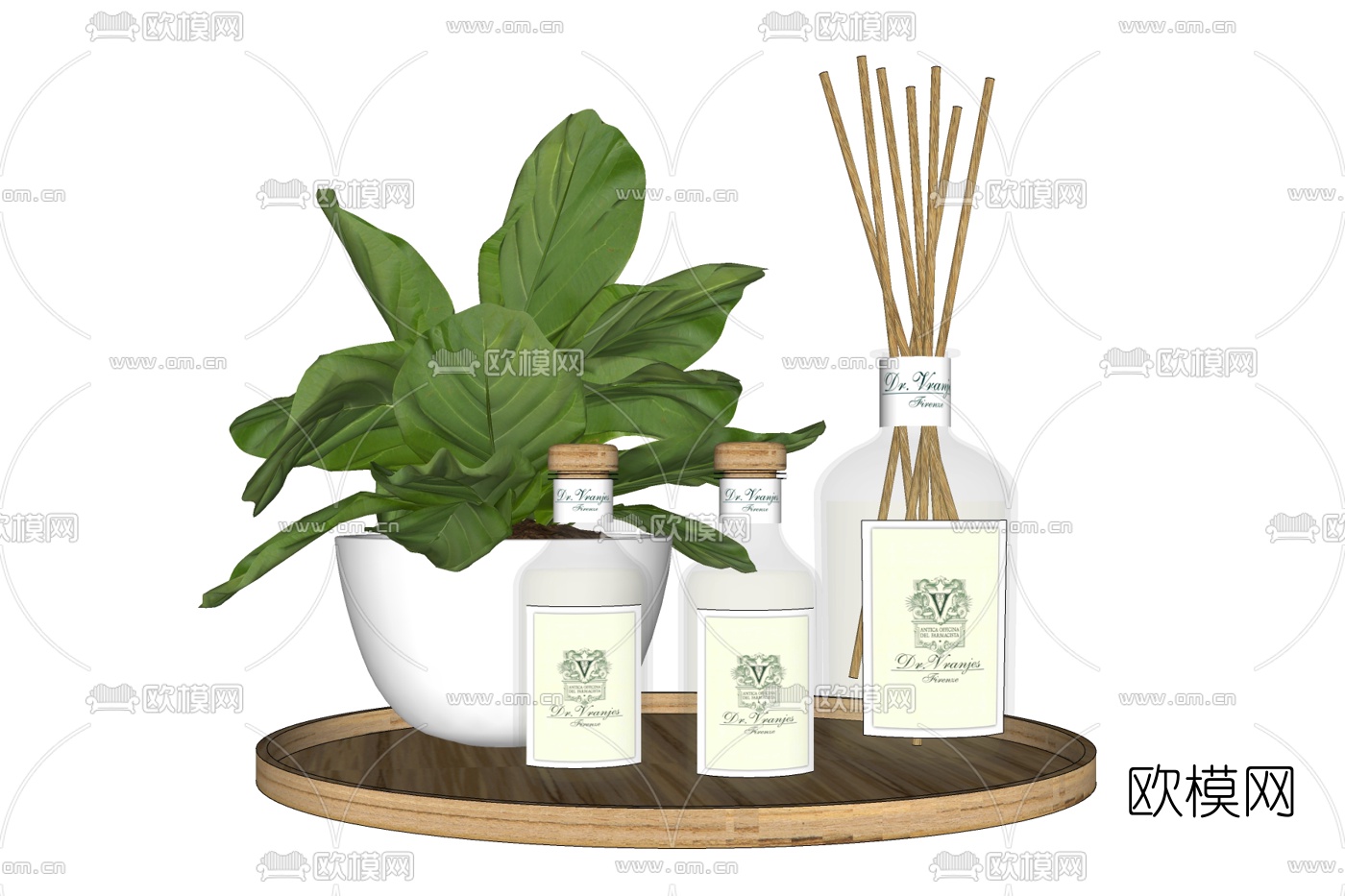 北欧装饰品免费su模型下载