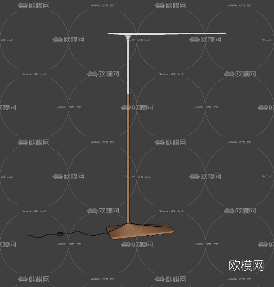 现代轻奢落地灯su模型