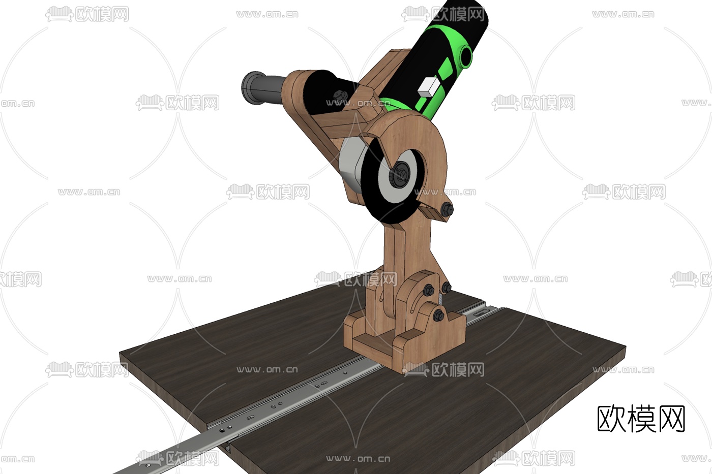 工业风打磨机免费su模型下载