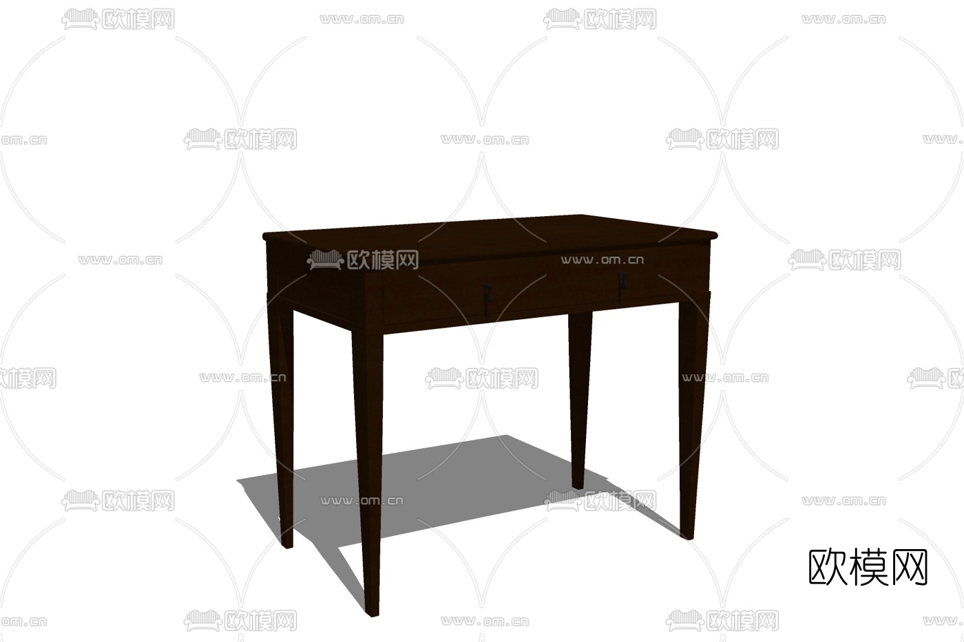 现代实木端景台免费su模型下载
