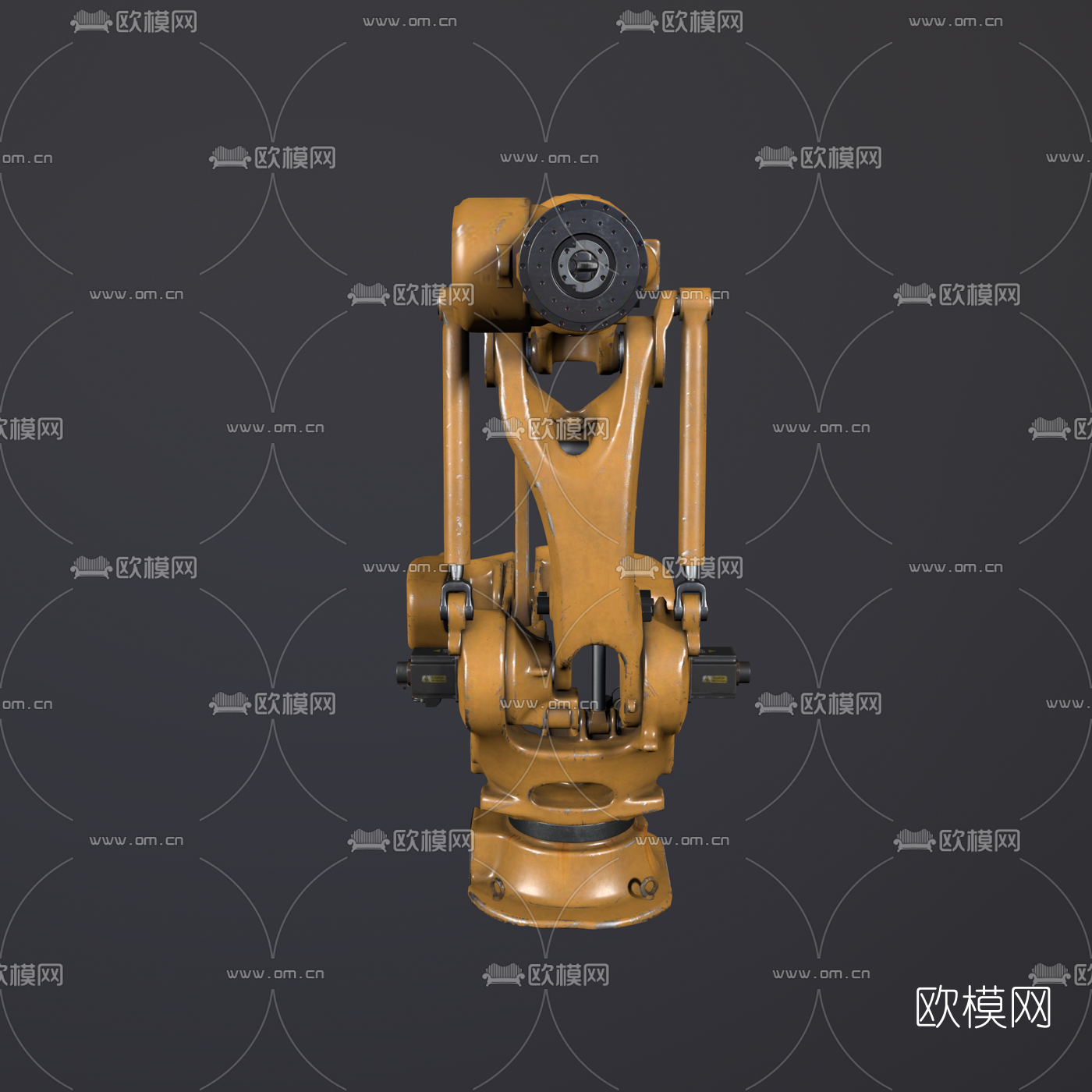现代机械臂3d模型下载（渲染图4）