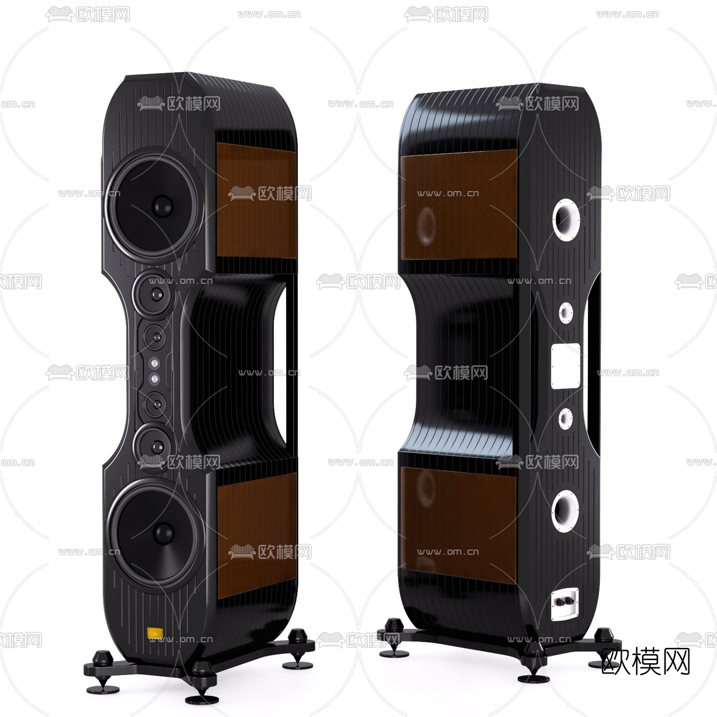 现代音响3d模型