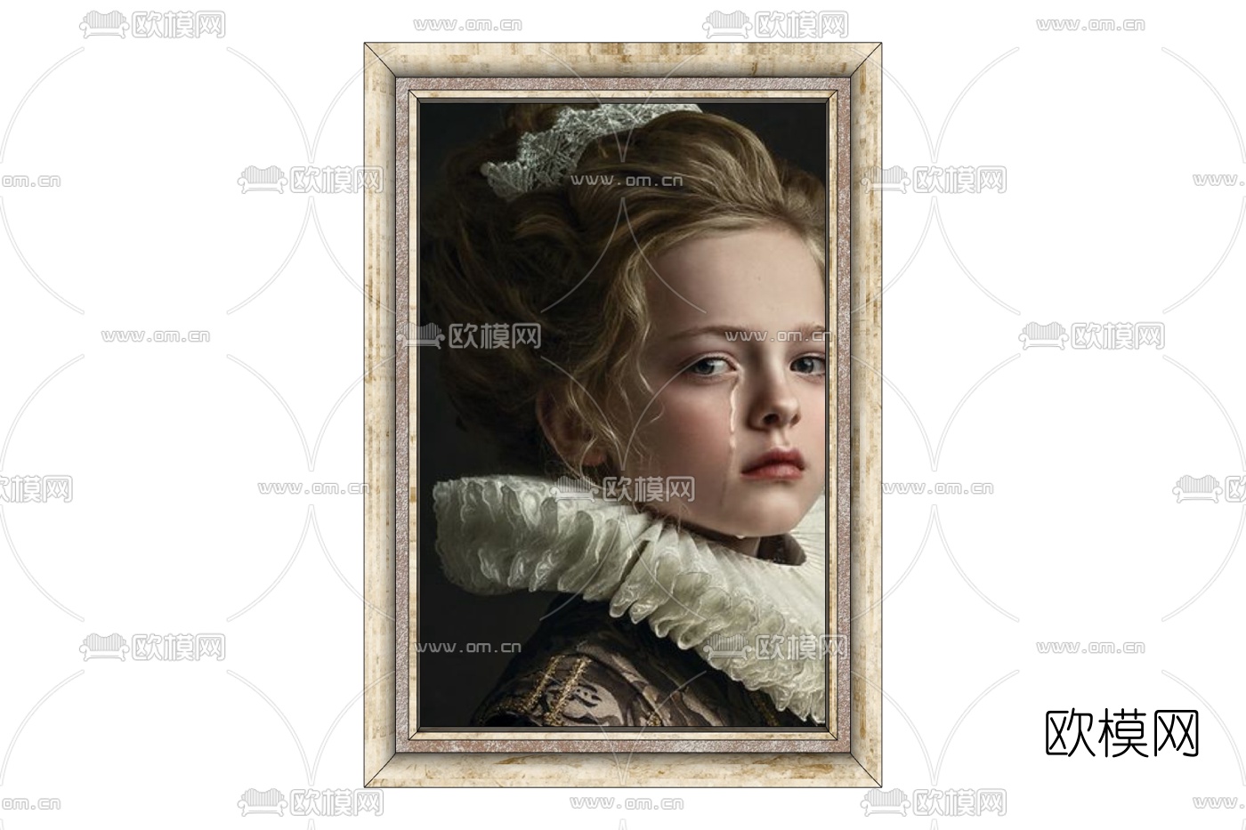 现代人物装饰画免费su模型下载