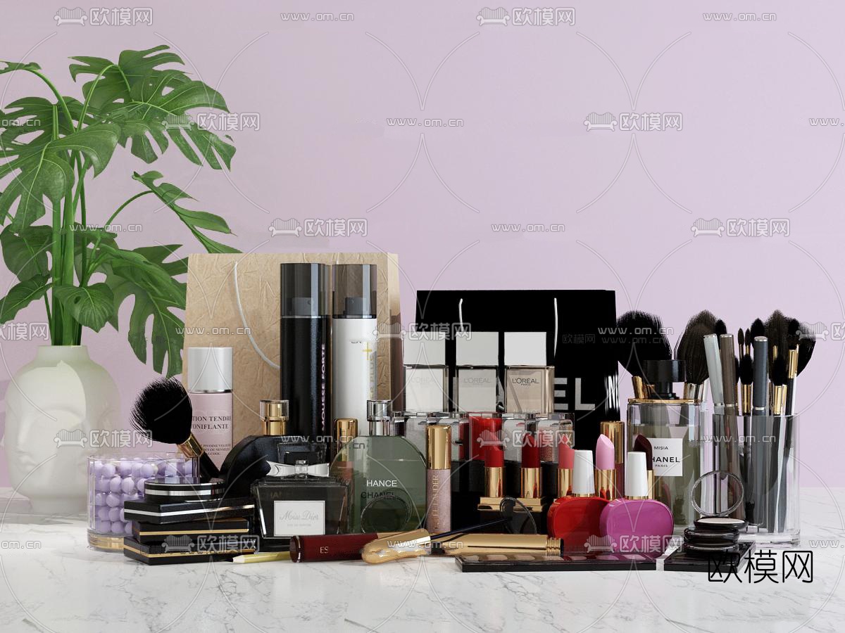 现代化妆品su模型下载（渲染图2）