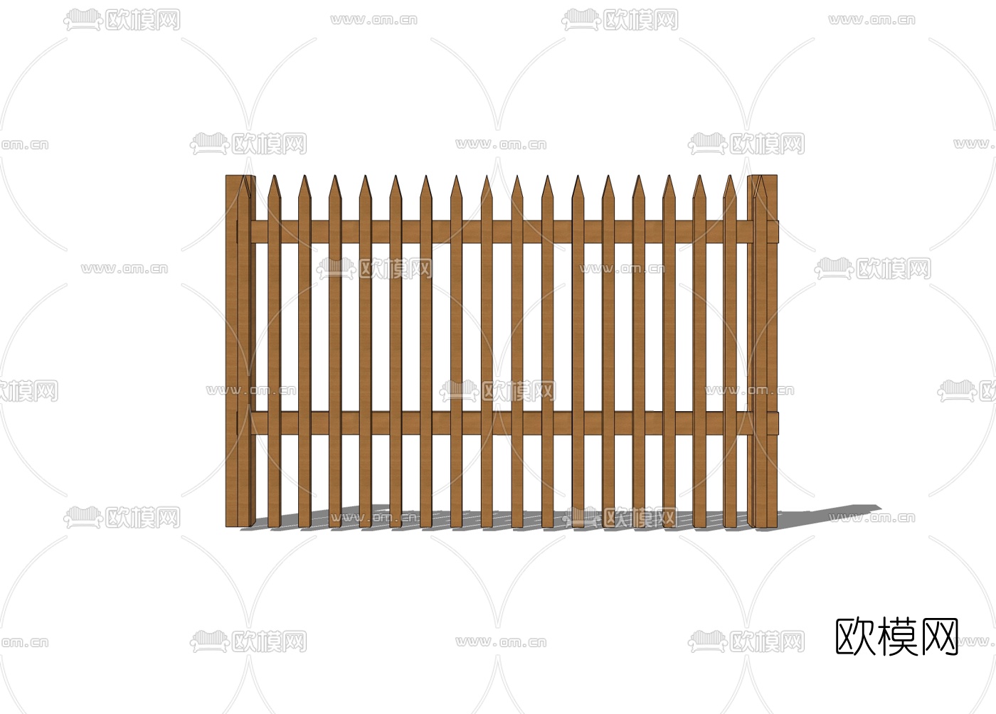 欧式护栏免费su模型下载