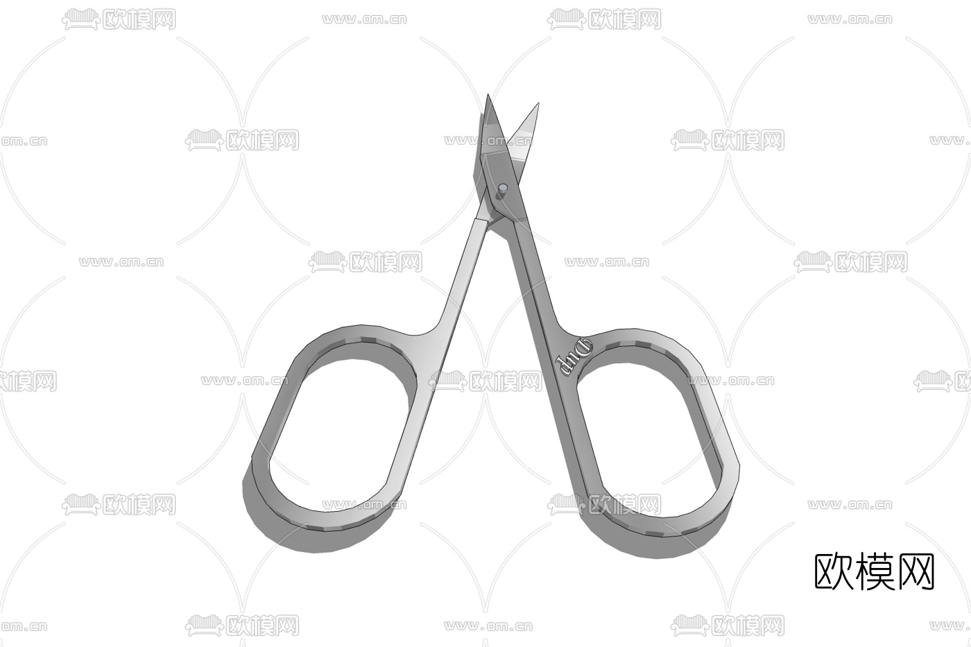 现代剪刀免费su模型下载