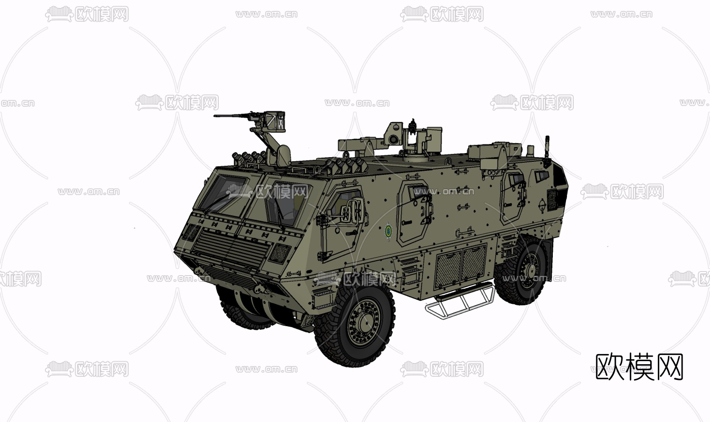 现代装甲车免费su模型下载