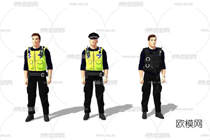 现代警察免费su模型下载