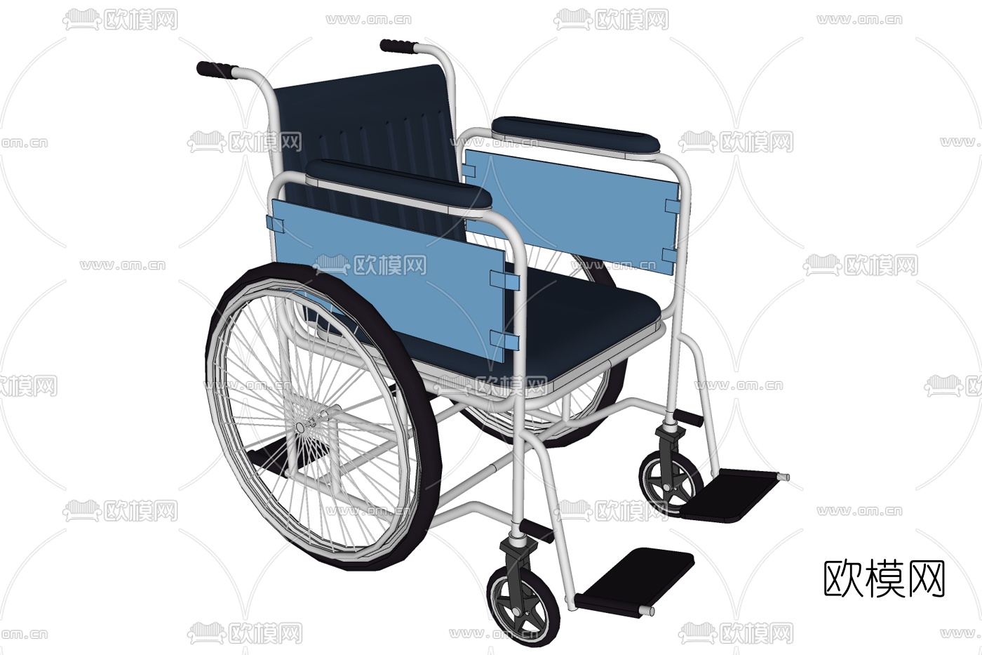 现代轮椅免费su模型下载