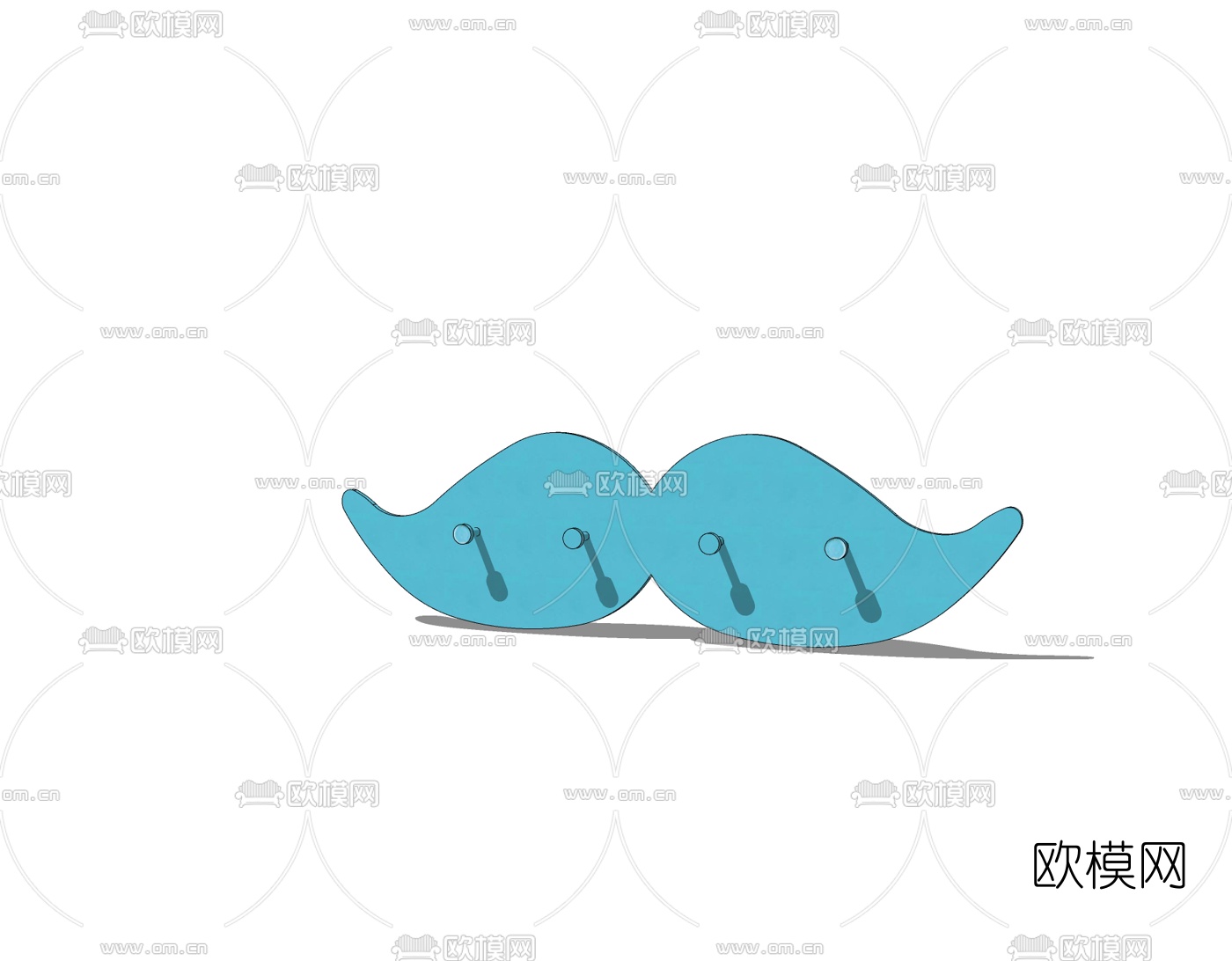 现代儿童挂钩免费su模型下载