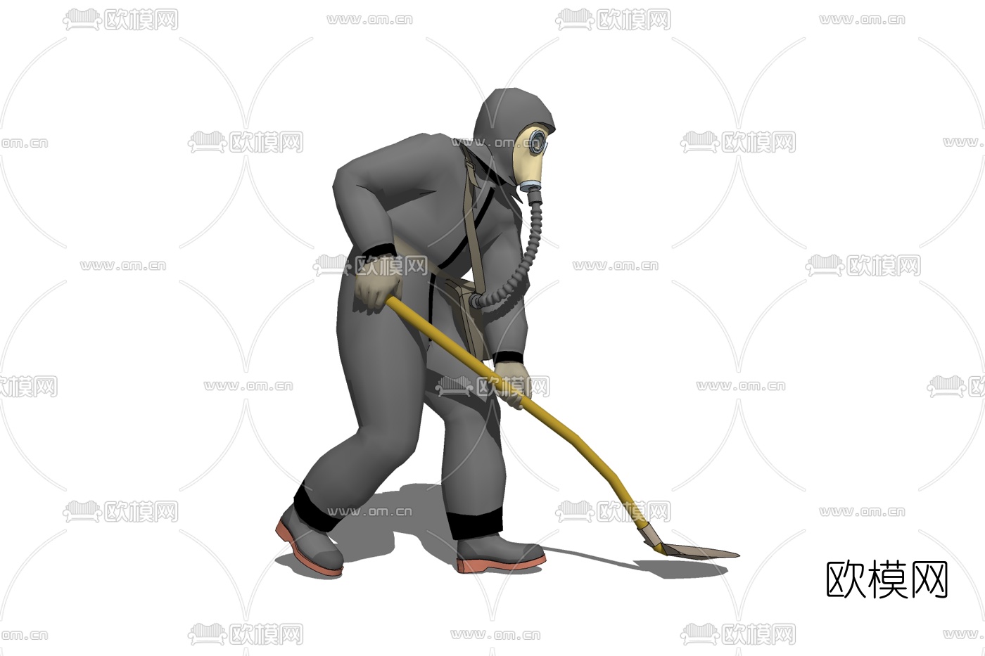 现代防疫人员免费su模型