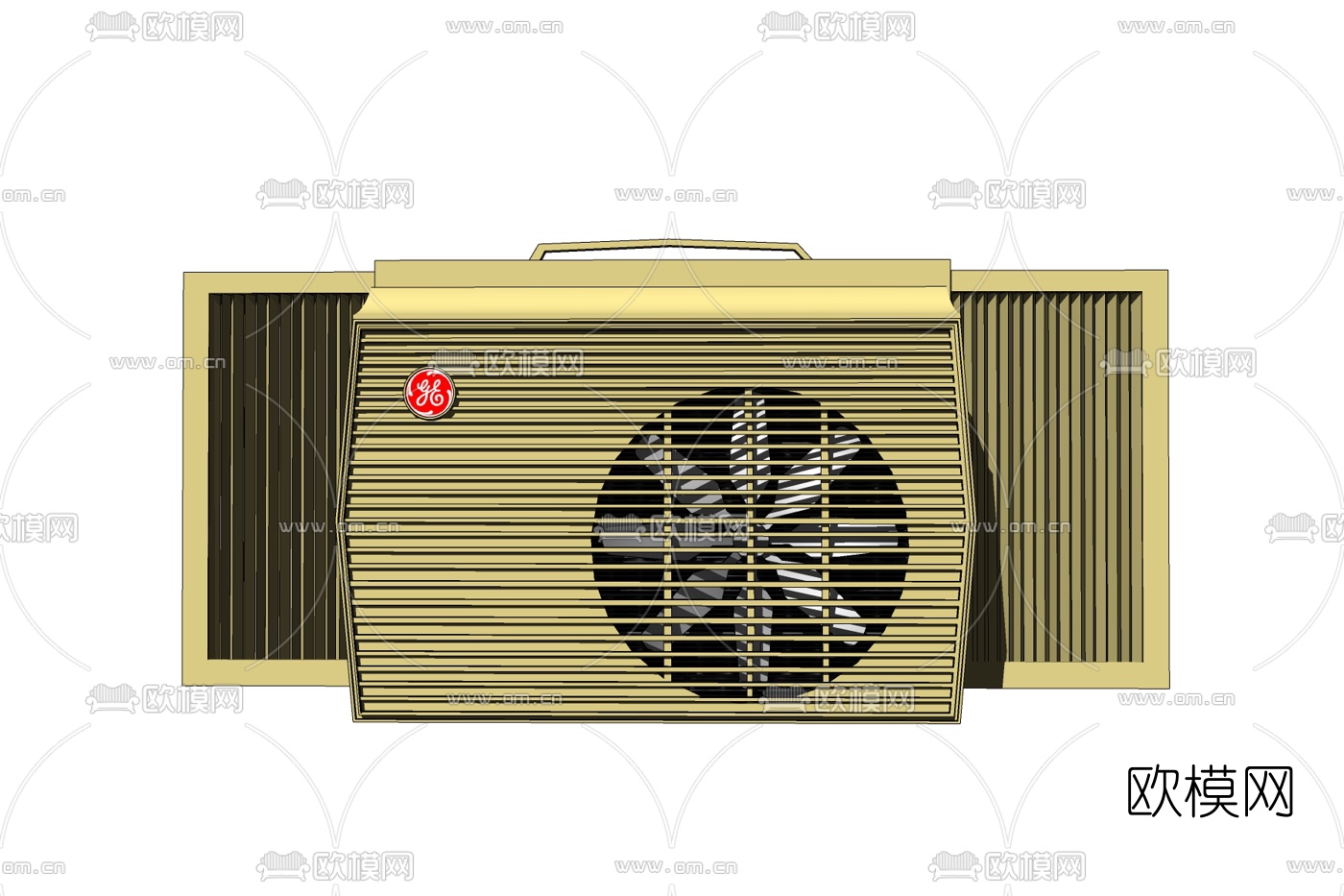 现代空调主机免费su模型下载