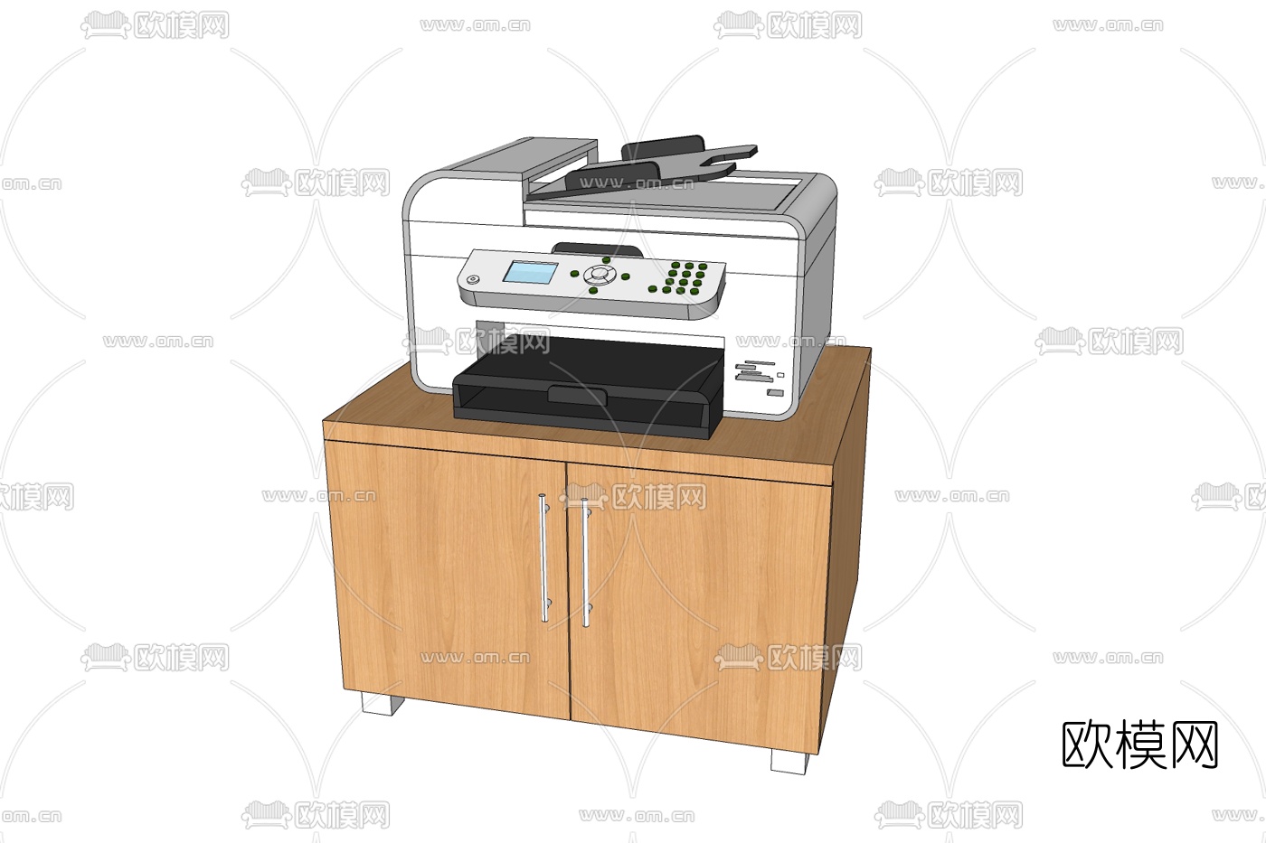 现代打印机免费su模型下载