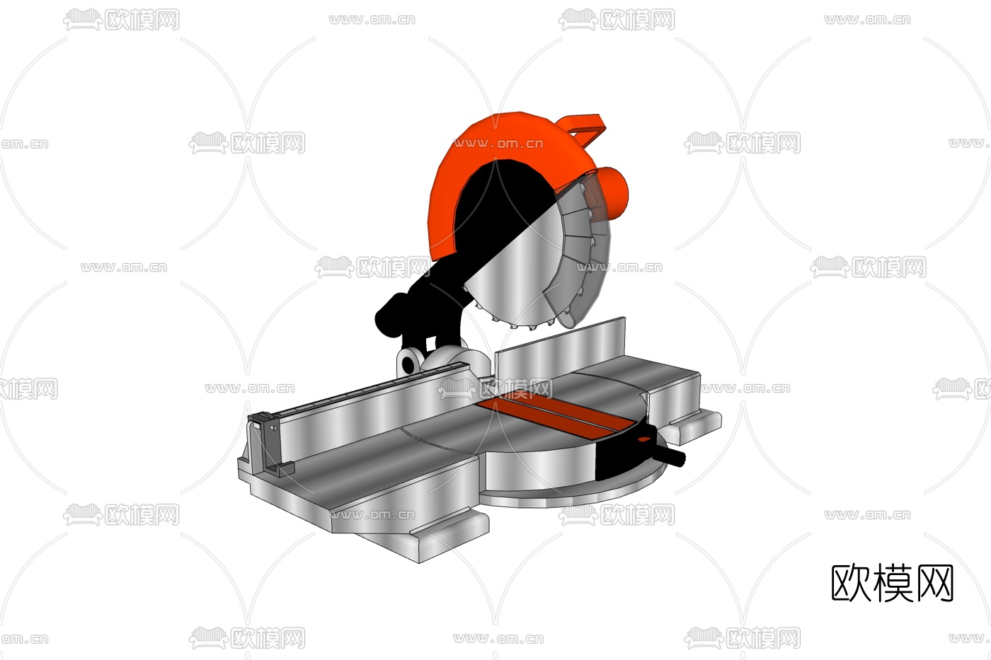 现代切割机免费su模型下载