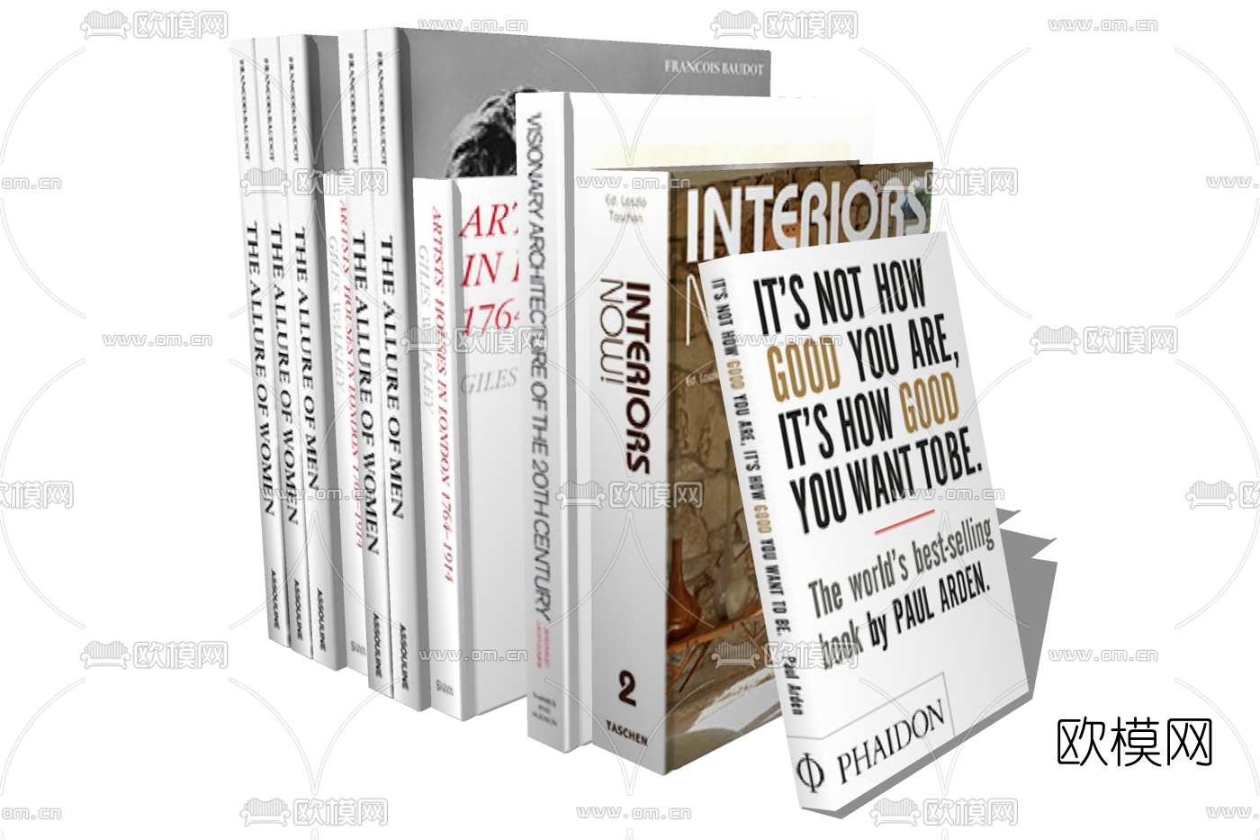 现代书籍免费su模型下载