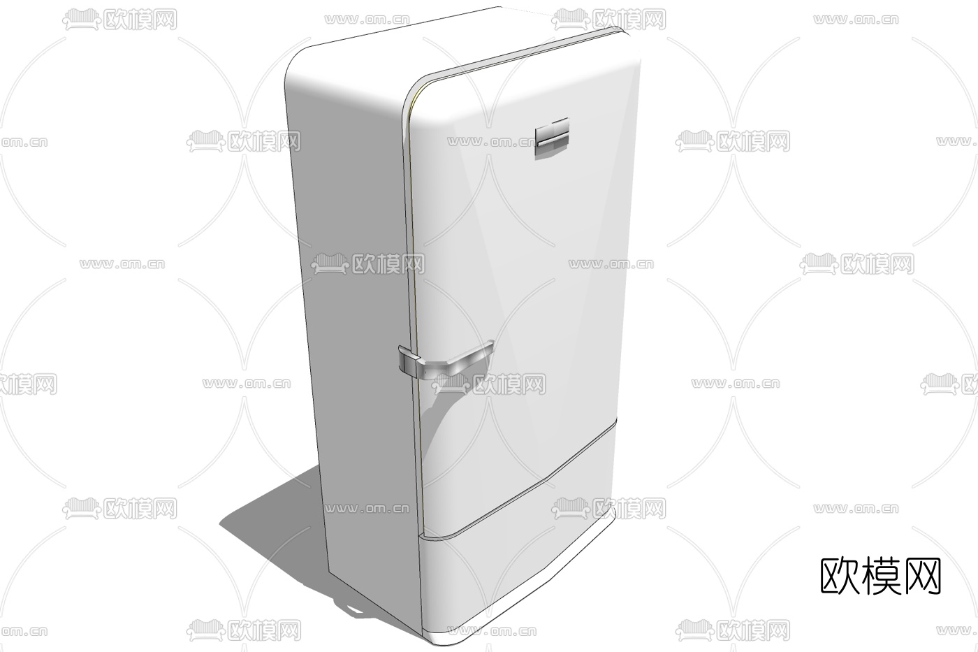 现代冰箱免费su模型下载