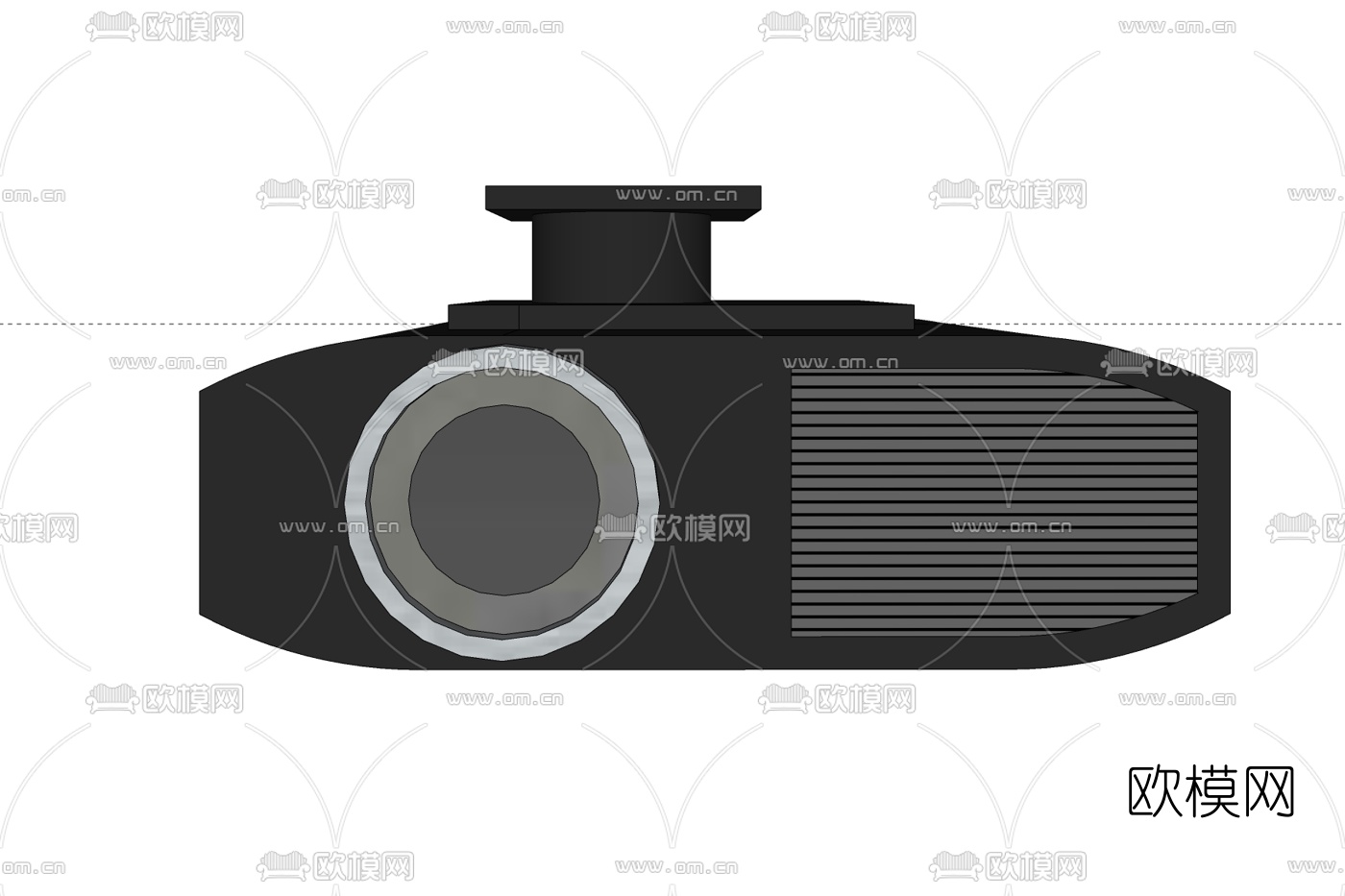 现代投影仪免费su模型下载
