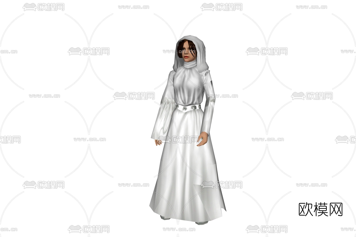 日式太极人免费su模型下载