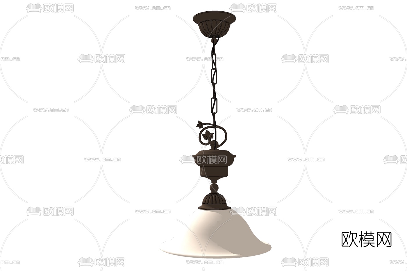 美式吊灯免费su模型下载