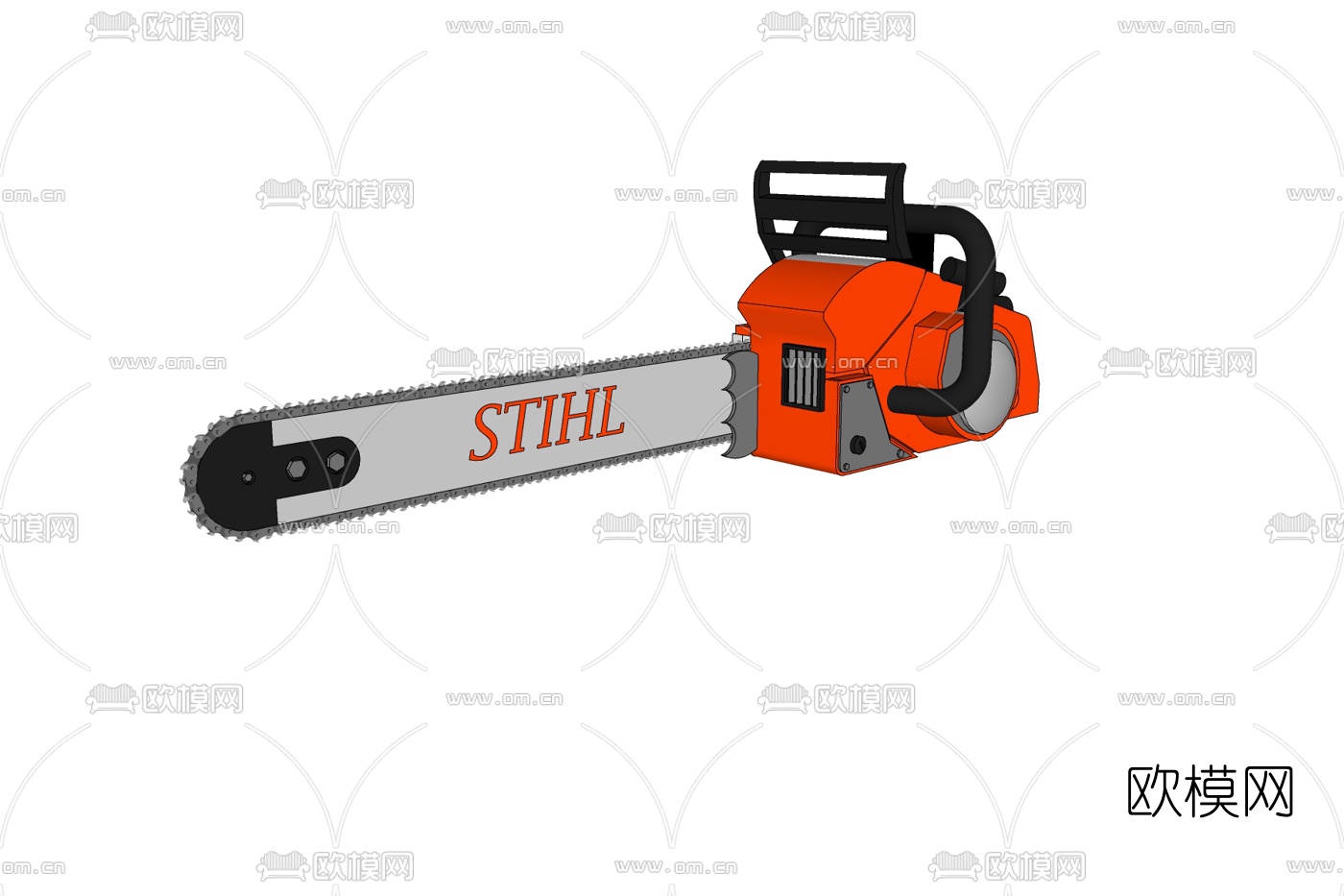 现代电锯免费su模型下载