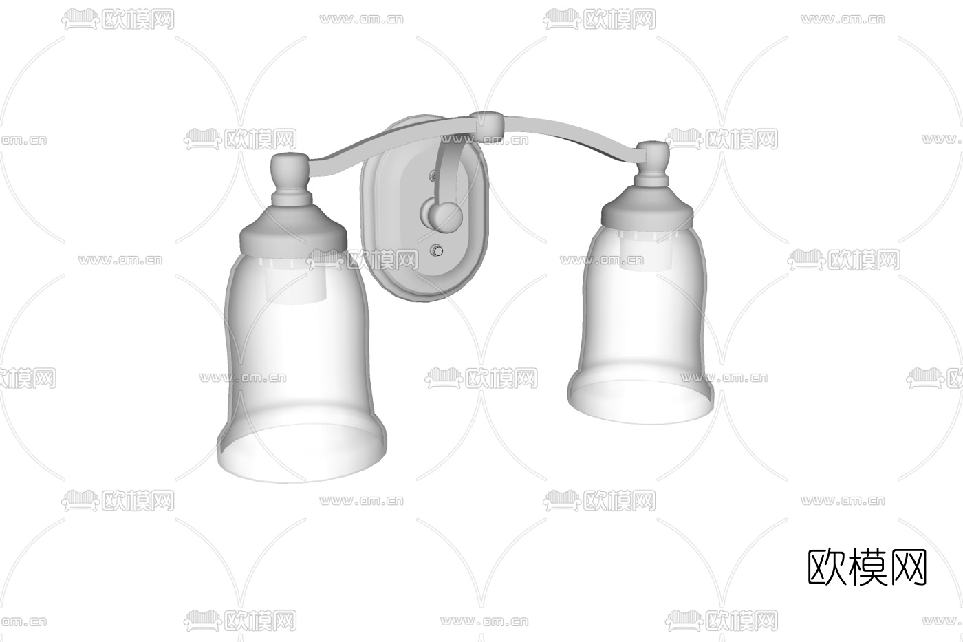 简欧壁灯免费su模型下载