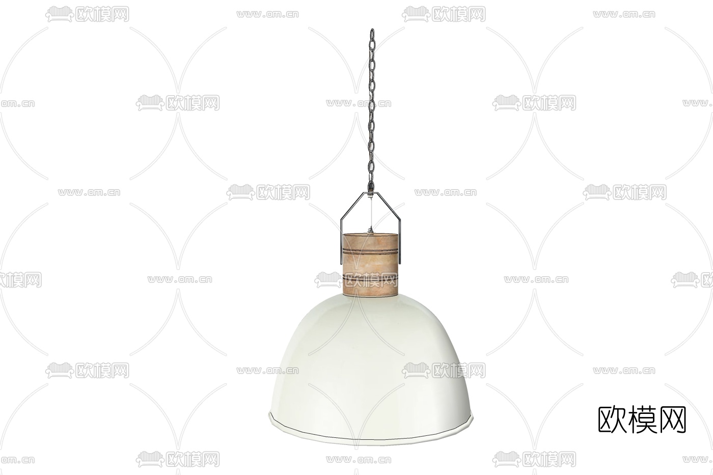 北欧金属吊灯免费su模型下载