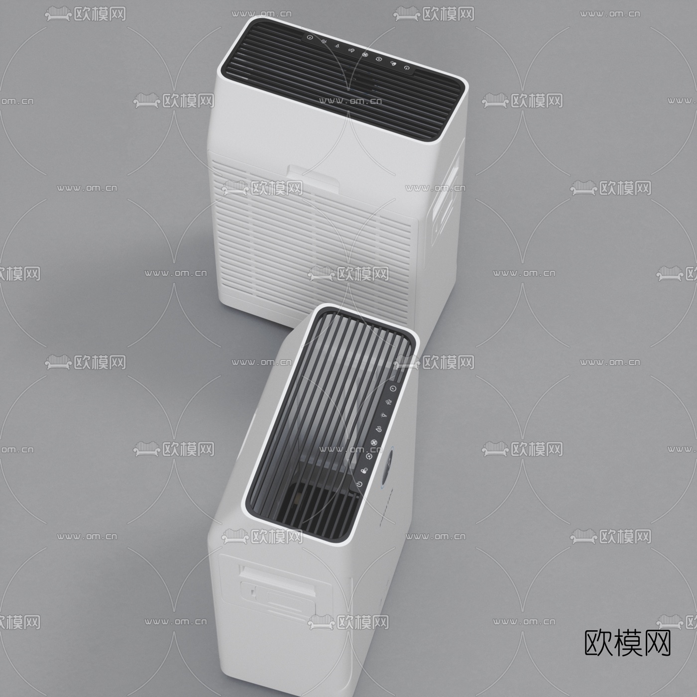 现代空气净化器3d模型