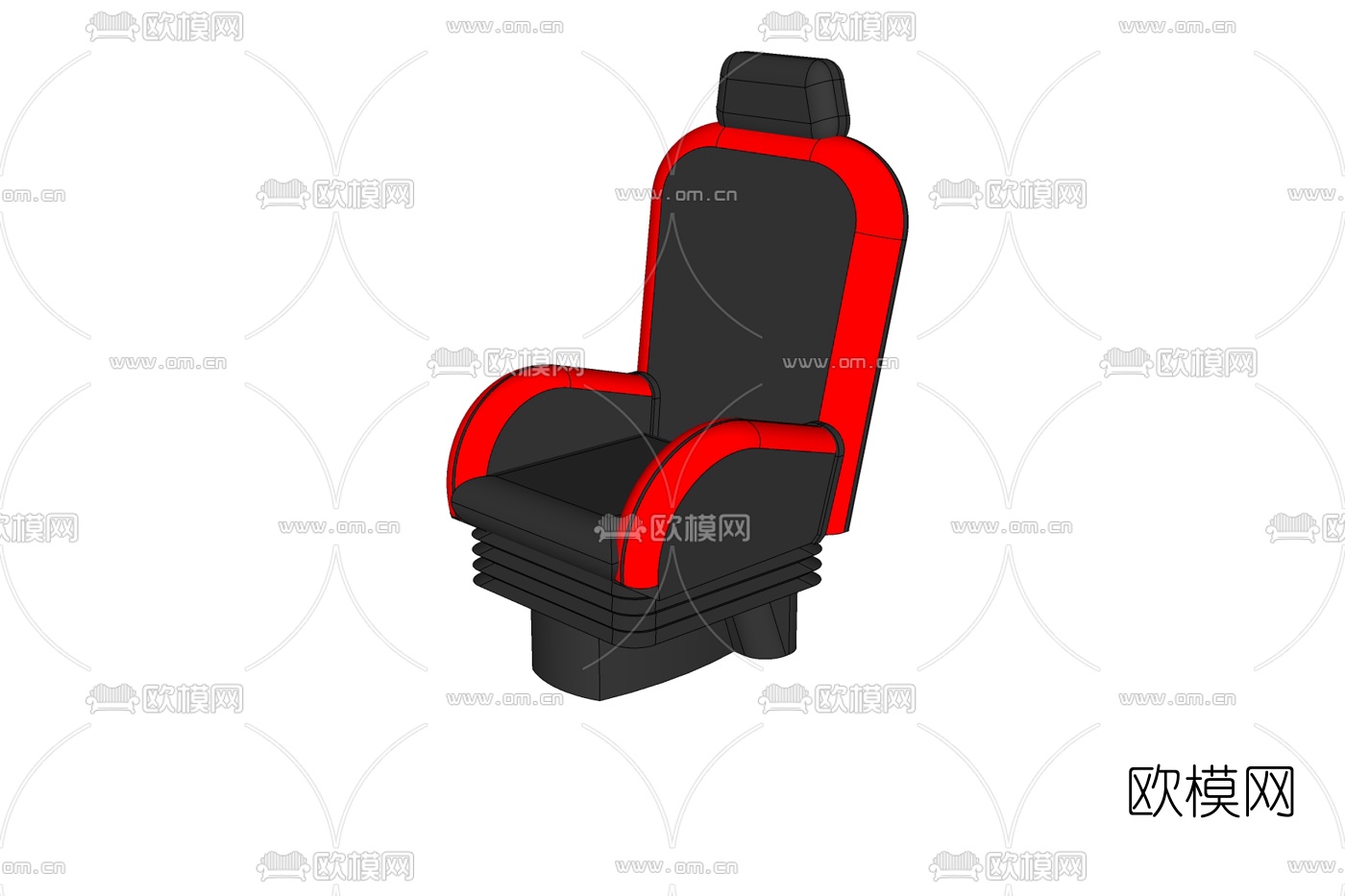 现代布艺休闲沙发su模型下载