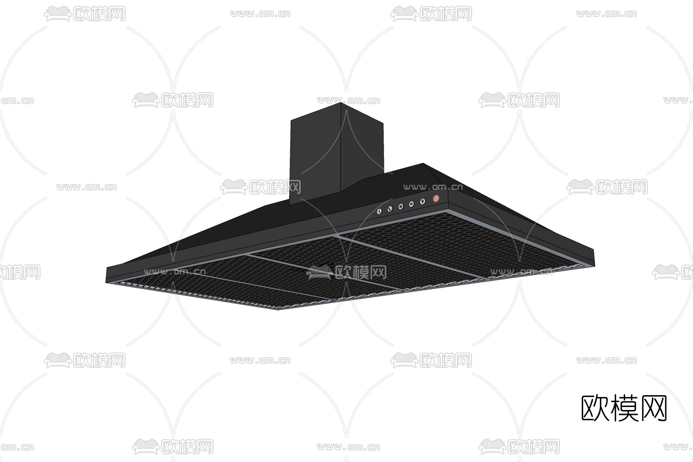 现代油烟机免费su模型下载