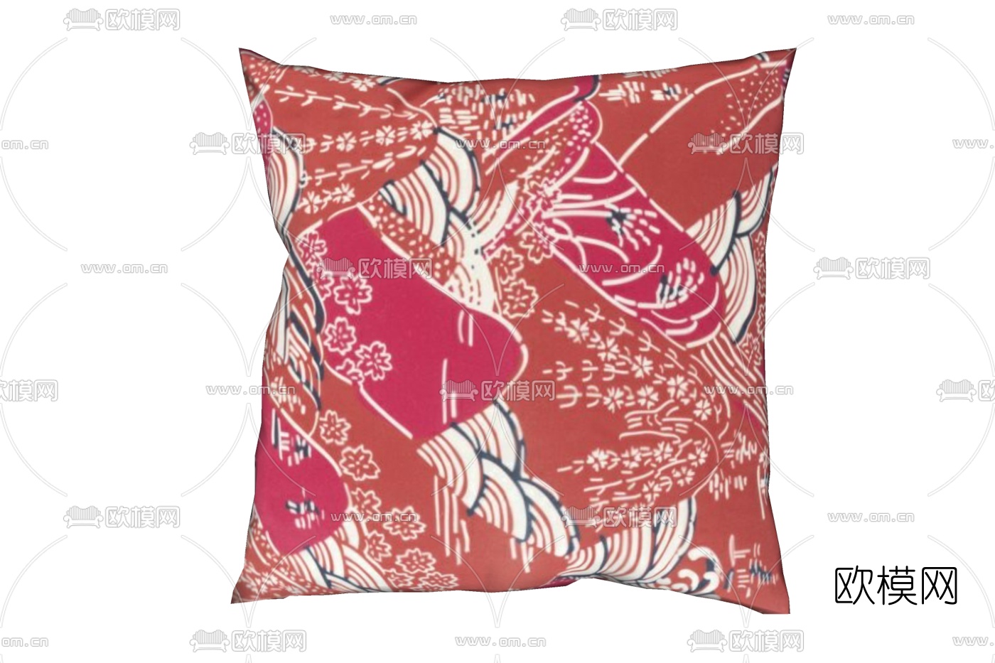 简欧抱枕免费su模型下载
