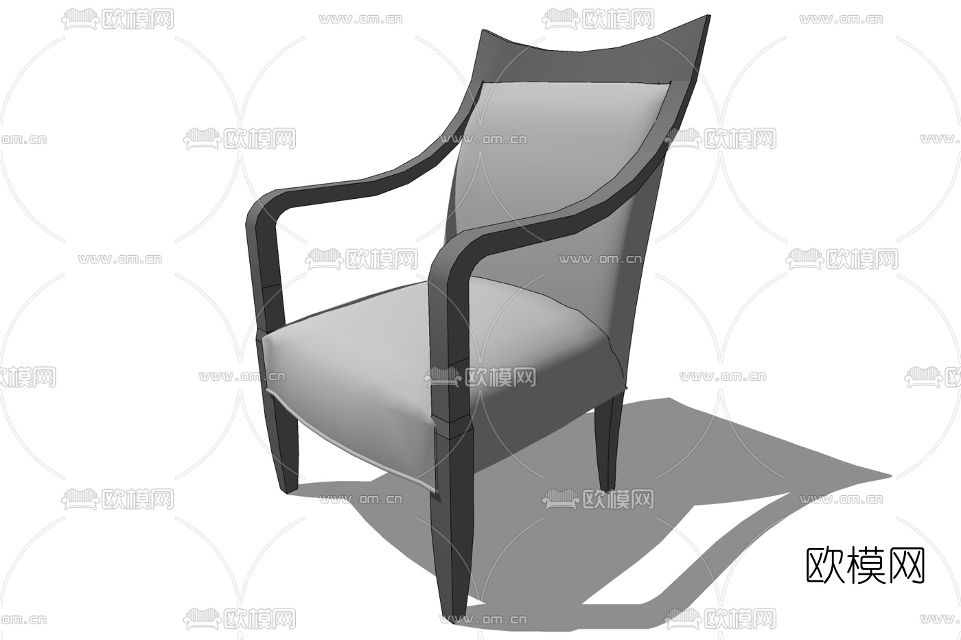 现代休闲沙发免费su模型下载