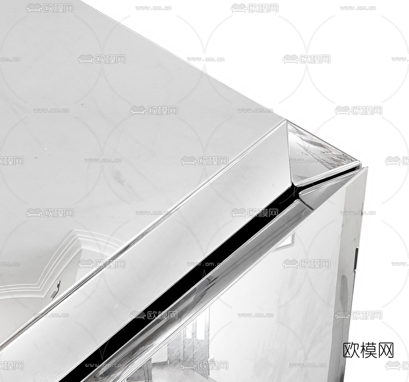 后现代金属电视柜3d模型