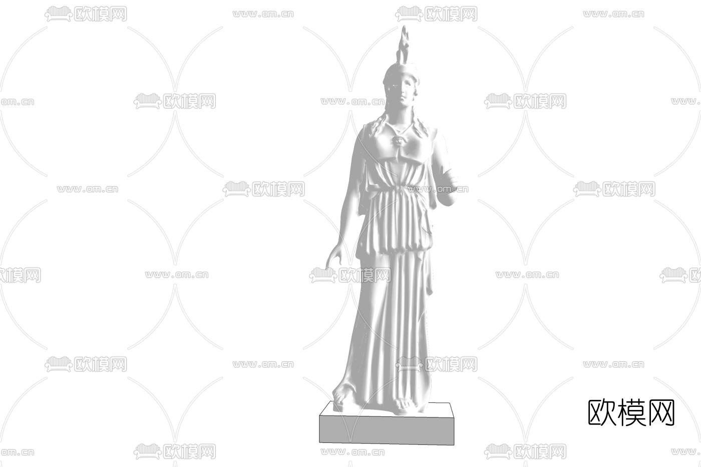 欧式雕塑免费su模型下载