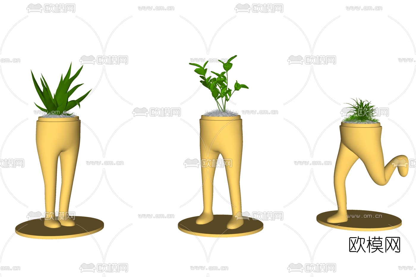 北欧装饰品免费su模型下载