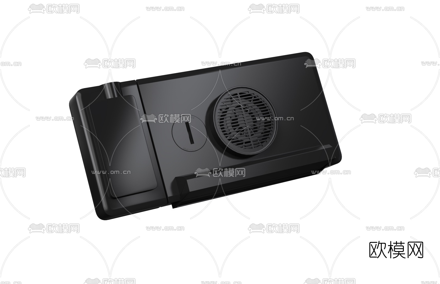 现代床头数字闹铃3d模型下载（渲染图3）