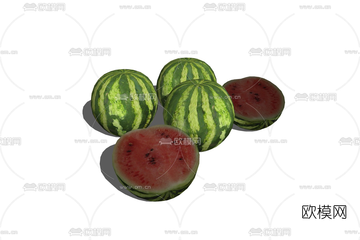 现代西瓜免费su模型下载