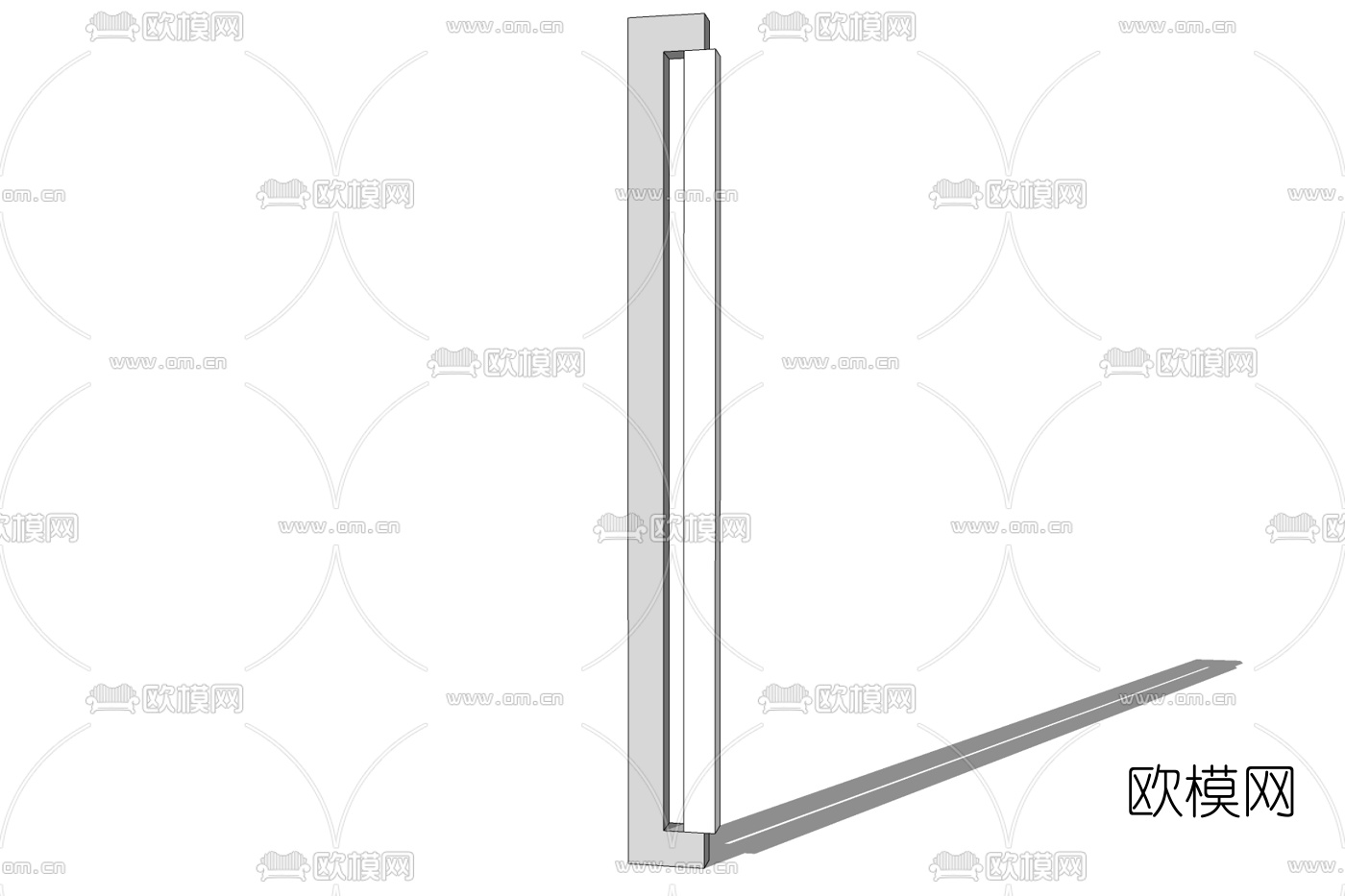 现代路灯免费su模型