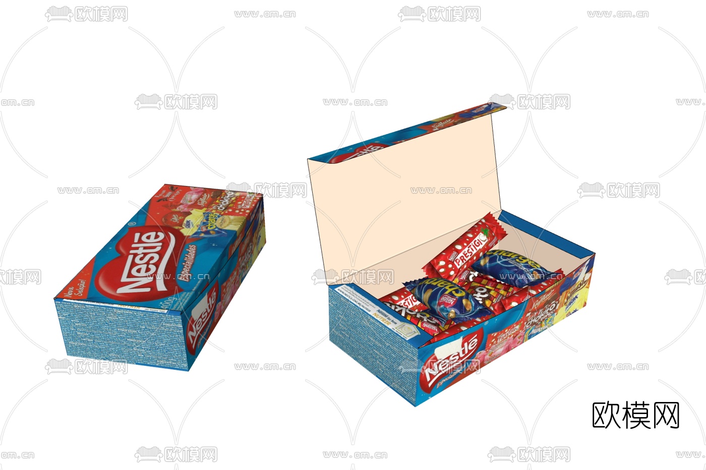 现代儿童零食免费su模型下载