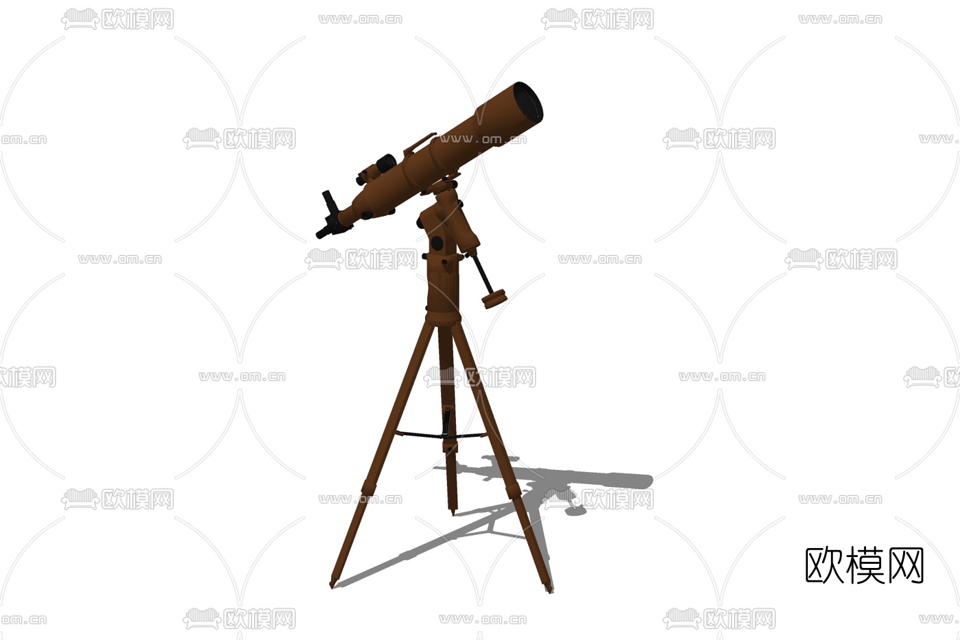 现代望远镜免费su模型下载