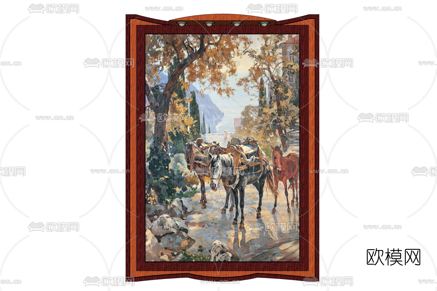 欧式装饰画免费su模型下载