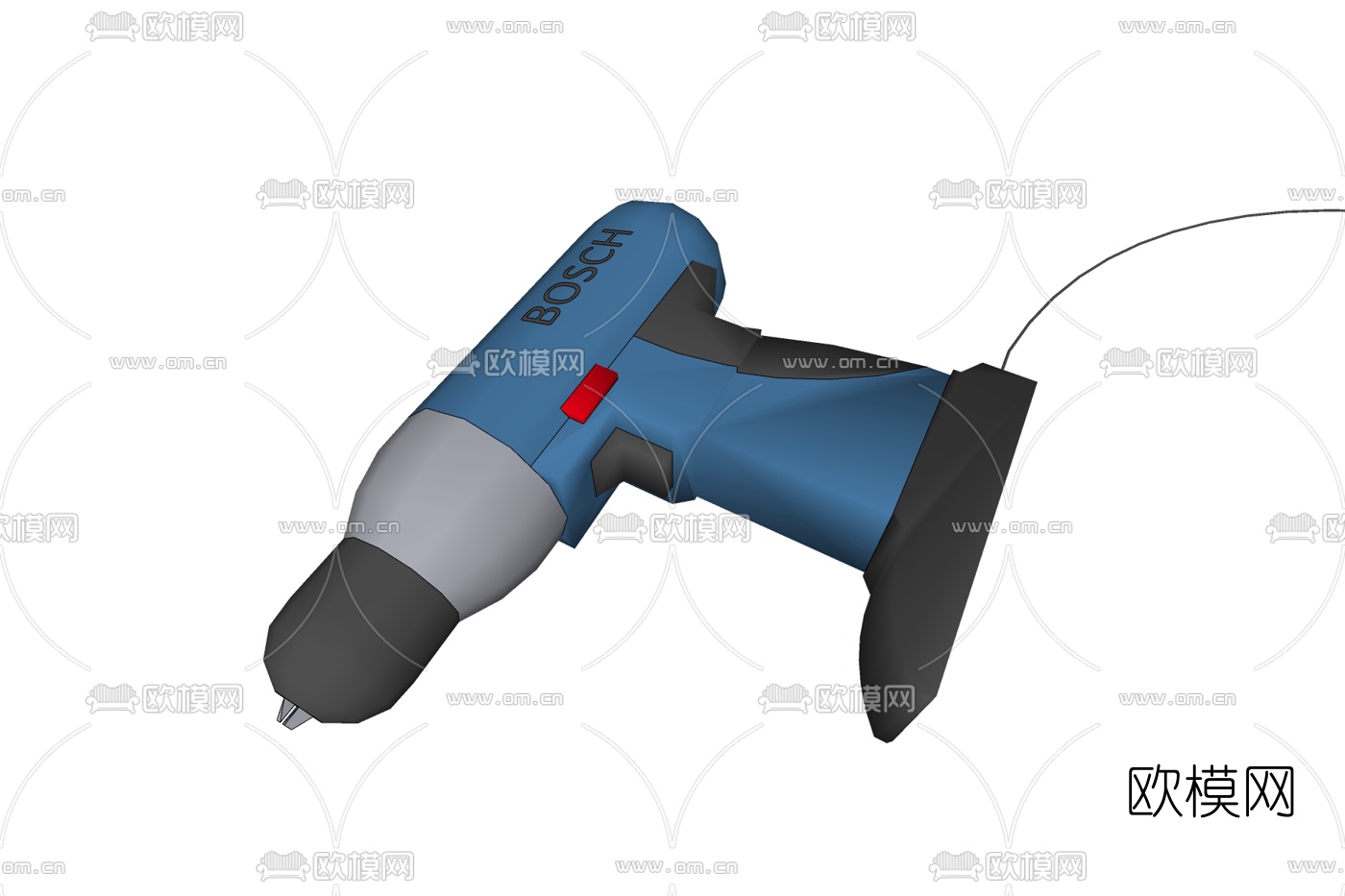 现代电钻免费su模型下载