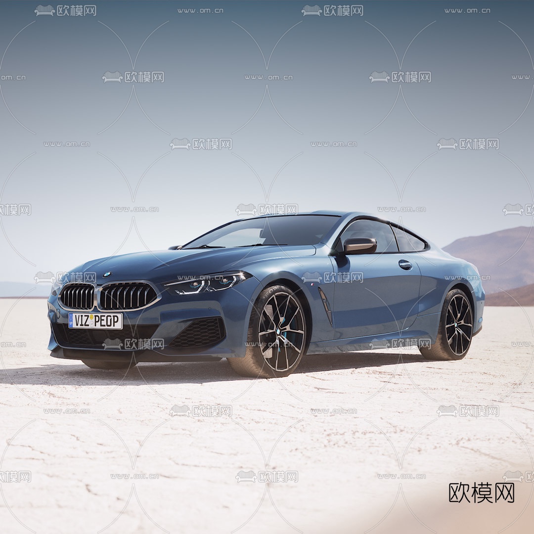 现代宝马汽车3d模型