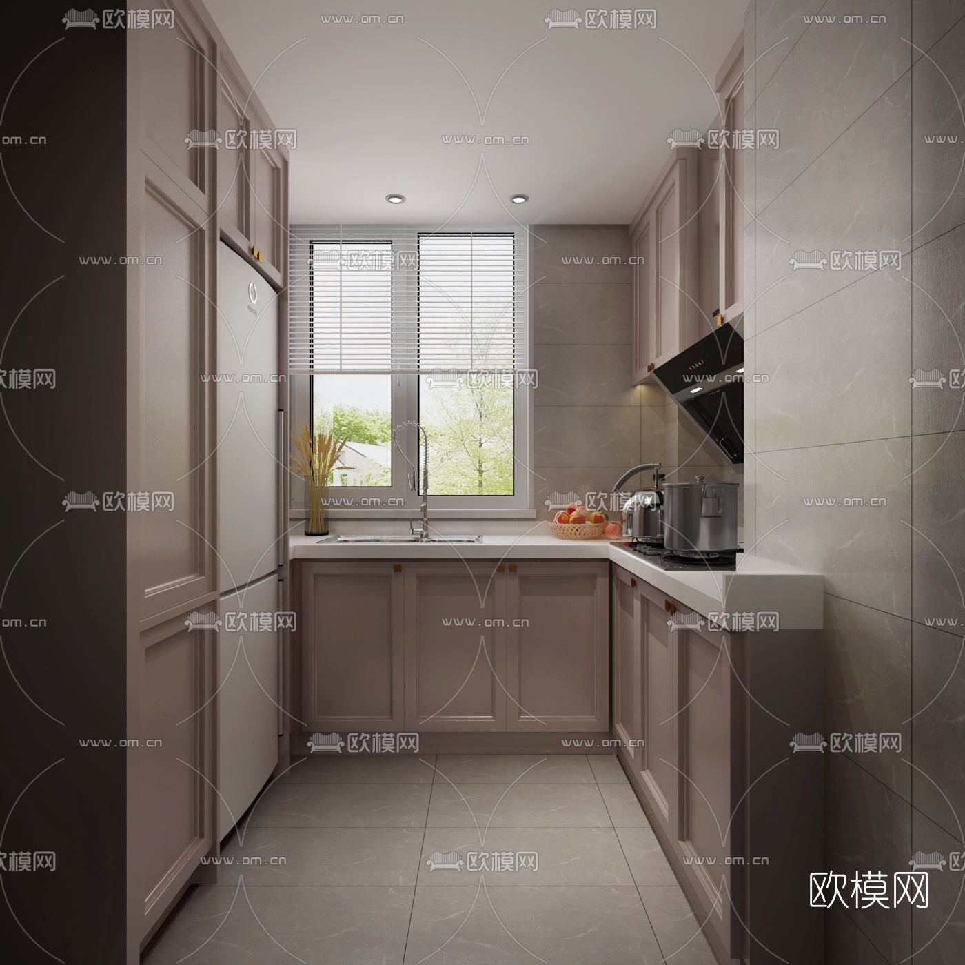 简欧样板间免费3d模型