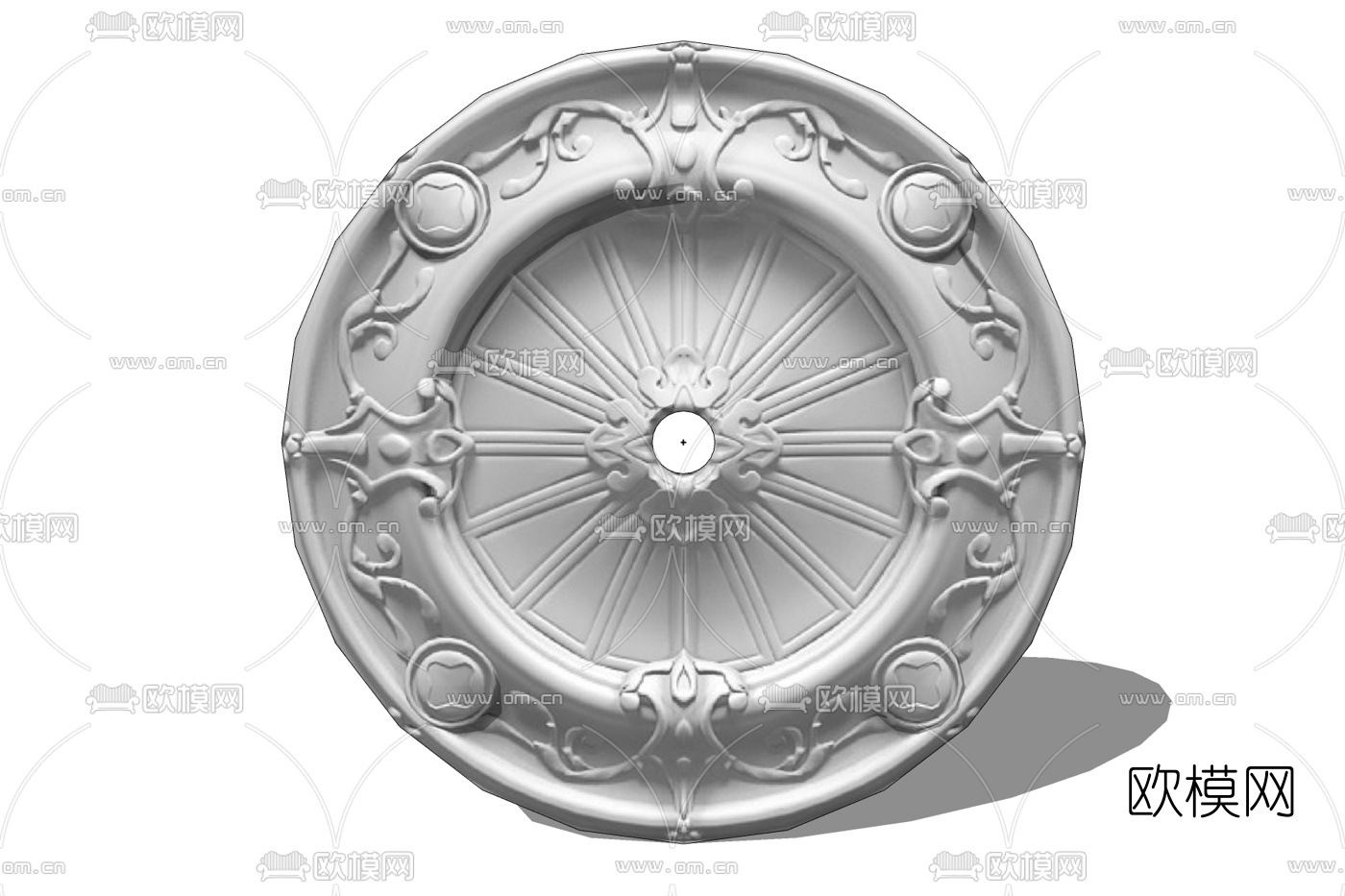 欧式雕花免费su模型下载