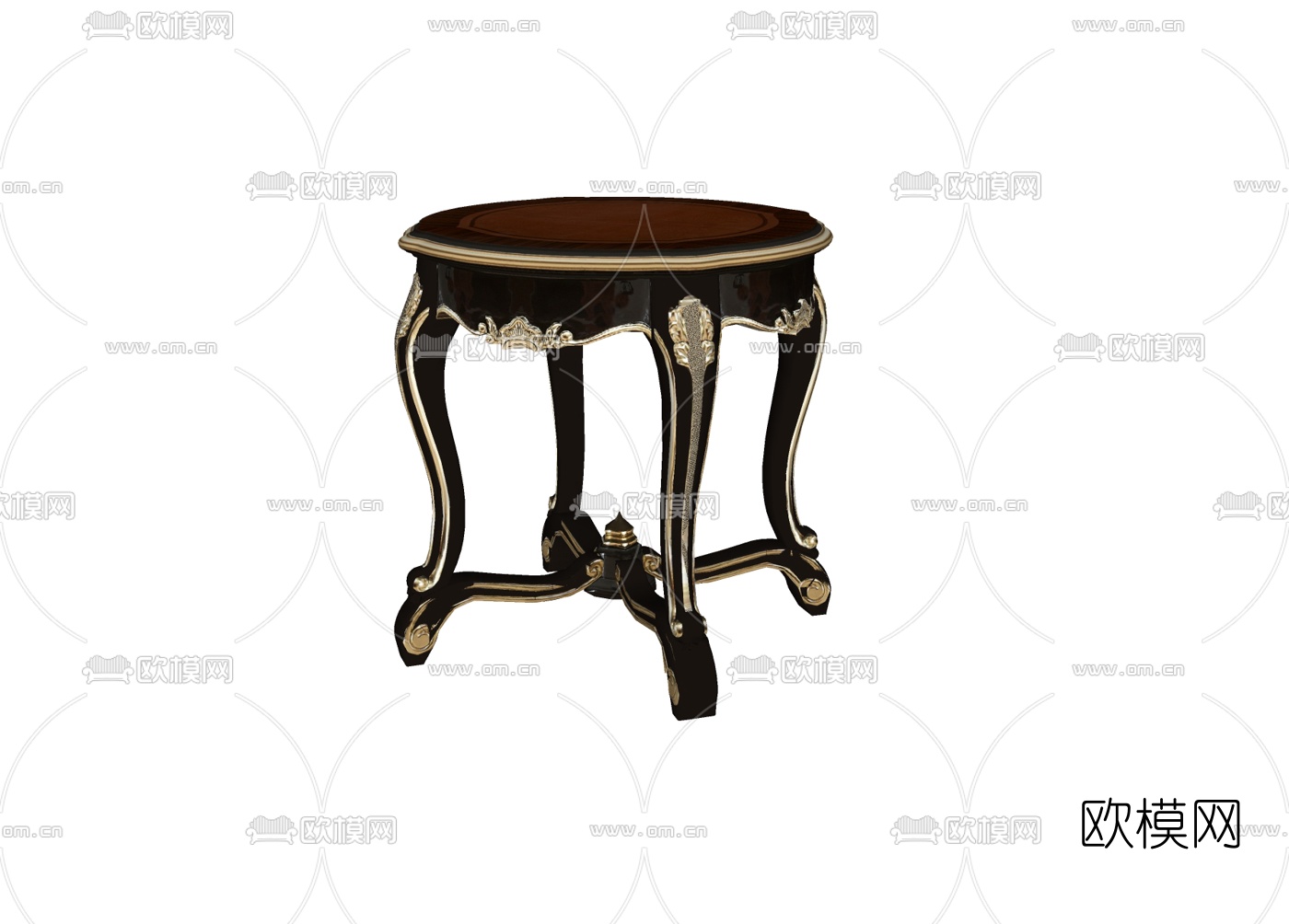 欧式小边几免费su模型下载